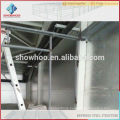 Showhoo low price steel frame structure broiler poultry house for emerging countries